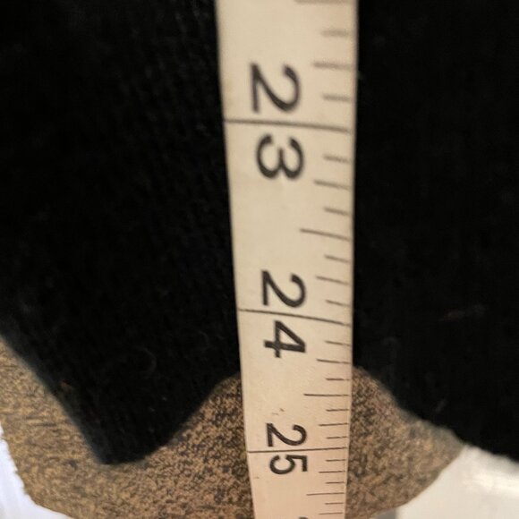 VTG KERRI N KELSEY BLACK CARDIGAN WITH GOLD BUTTONS SIZE M - Picture 7 of 9